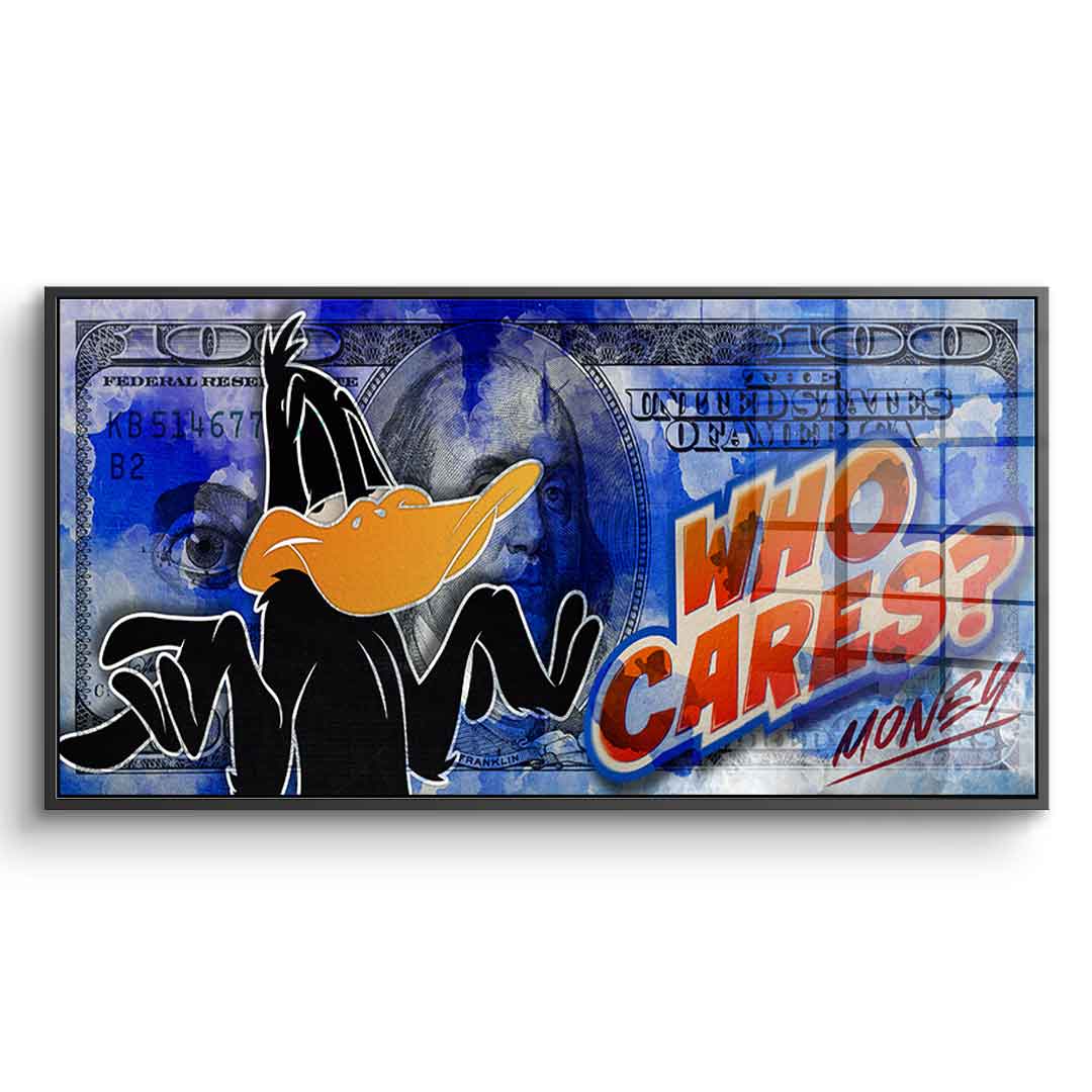 Who cares - acrylic glass