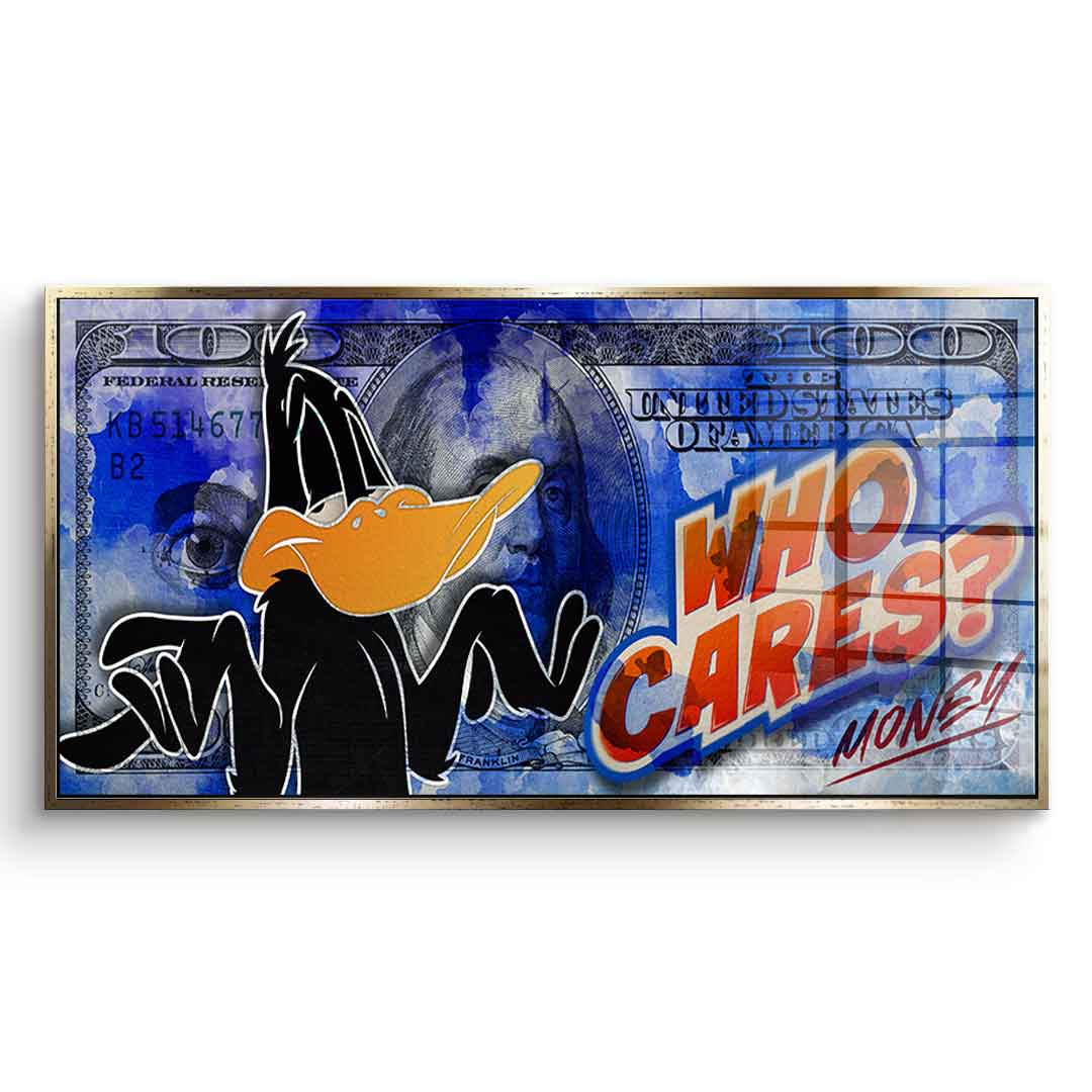 Who cares - acrylic glass