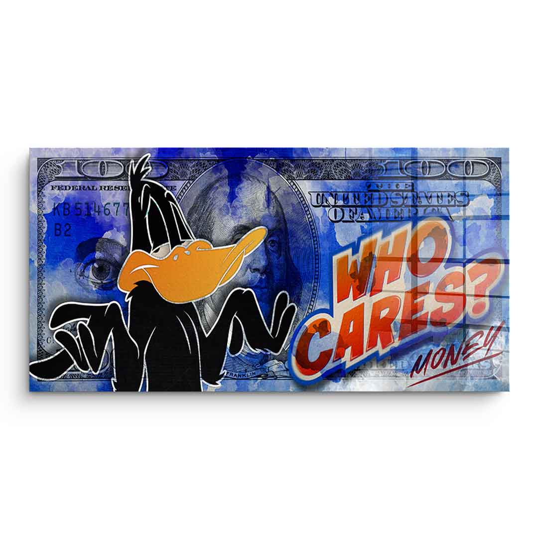 Who cares - acrylic glass
