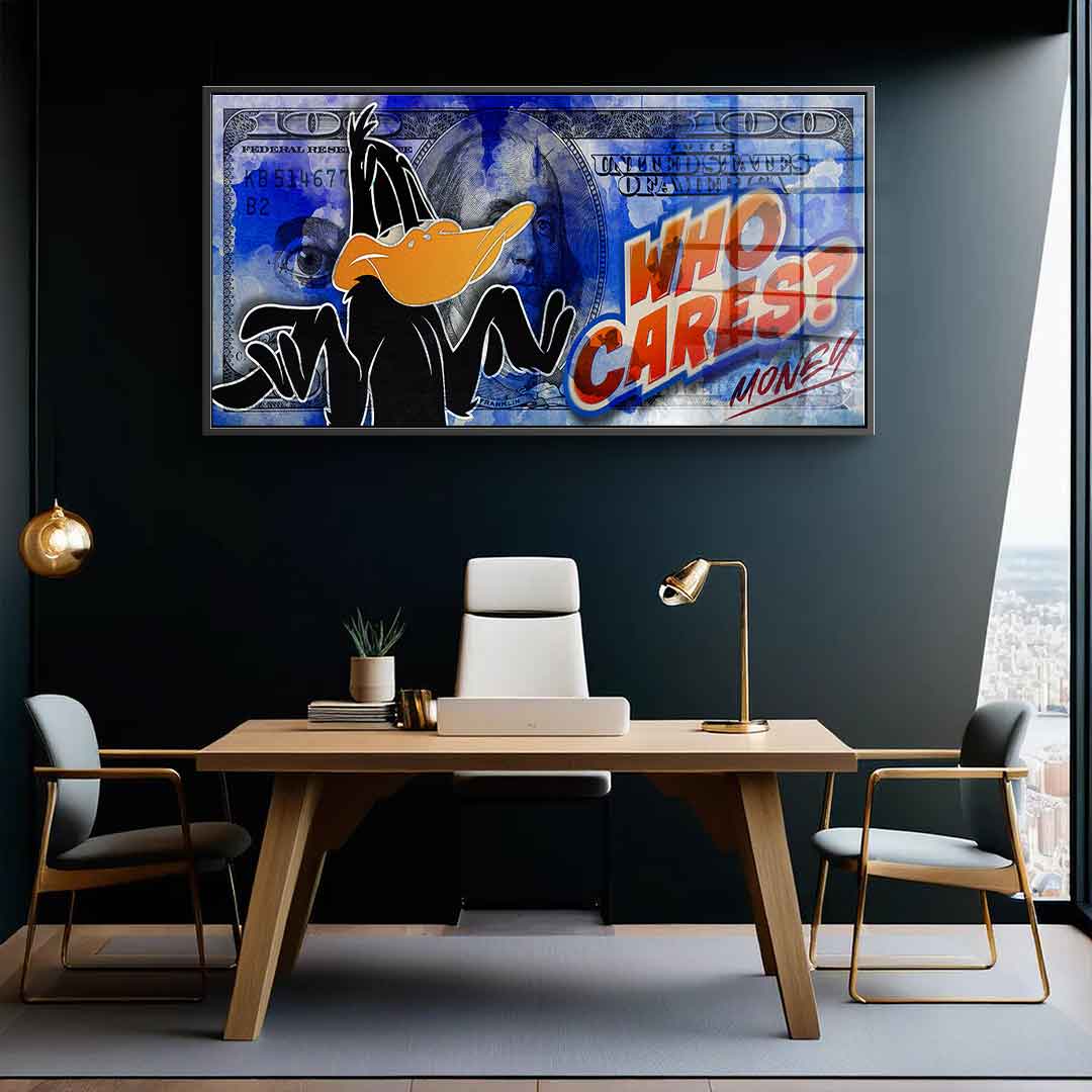 Who cares - acrylic glass