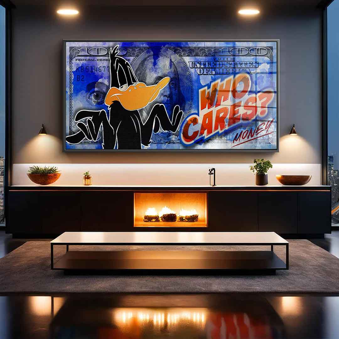 Who cares - acrylic glass