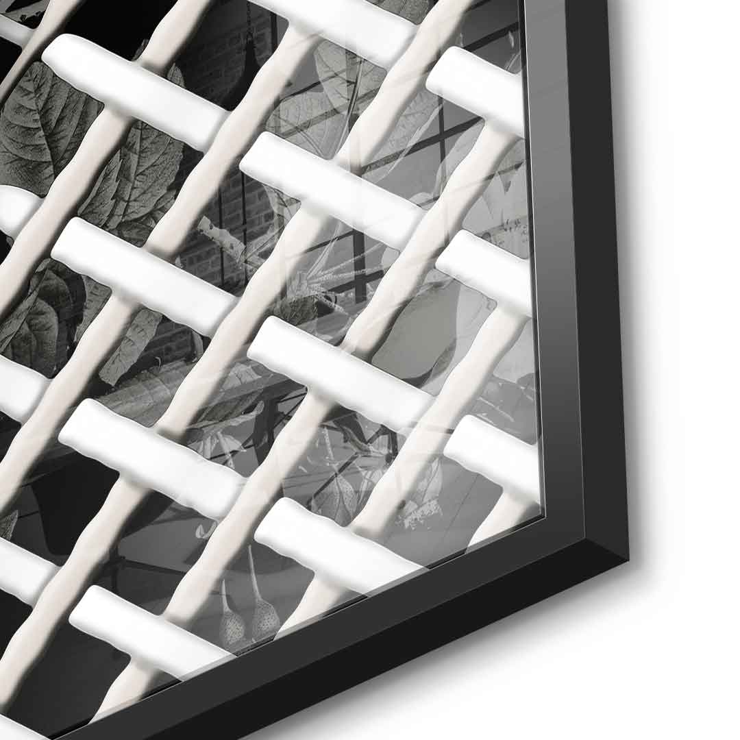 Wicker Skull - acrylic glass