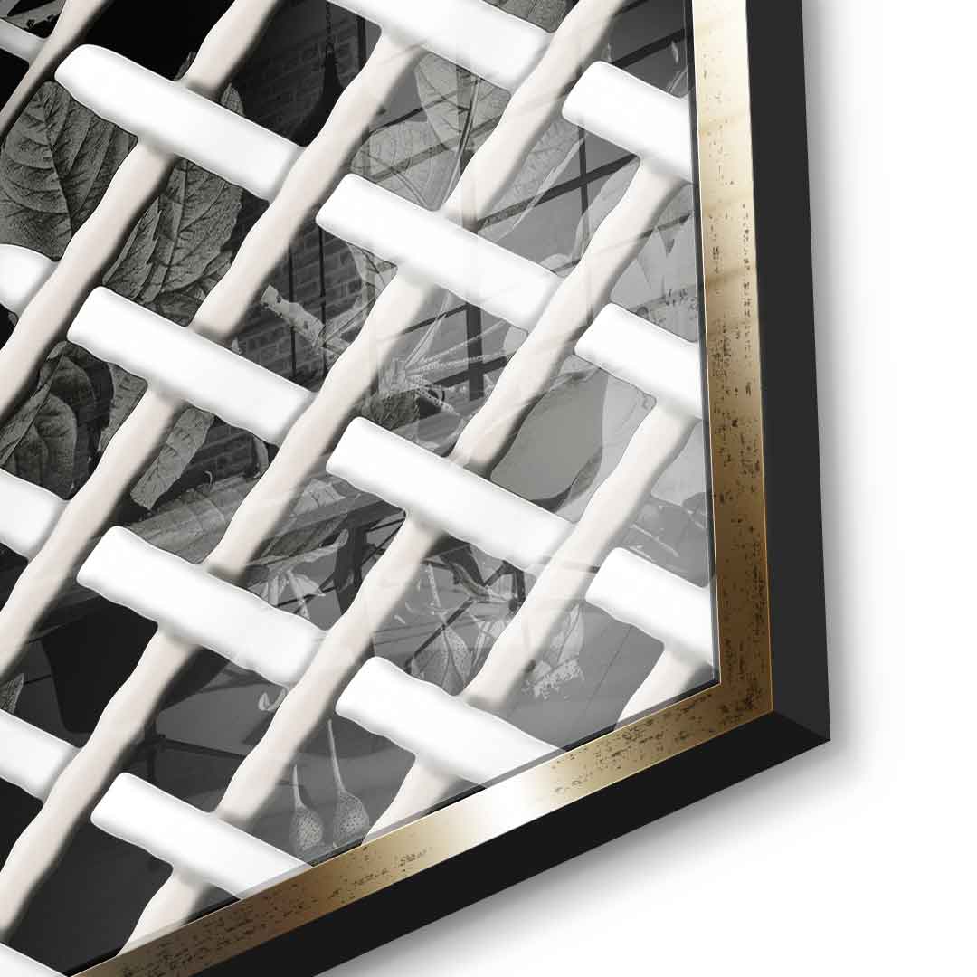 Wicker Skull - acrylic glass