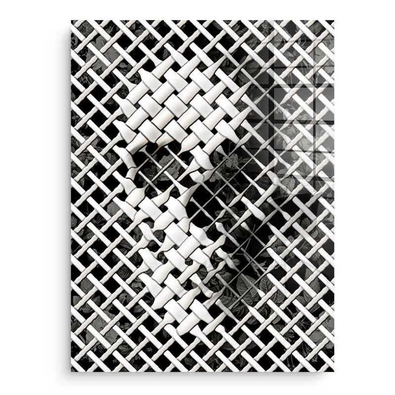 Wicker Skull - Acrylglas