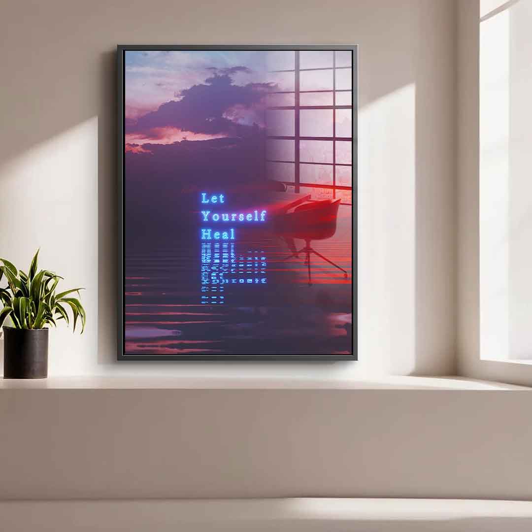 With Time - Acrylglas