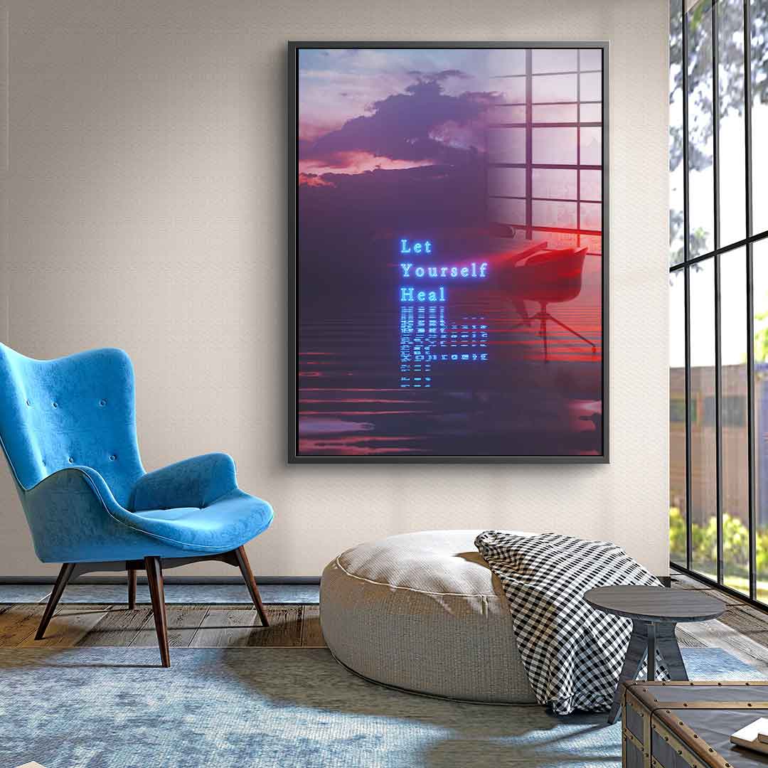 With Time - Acrylglas