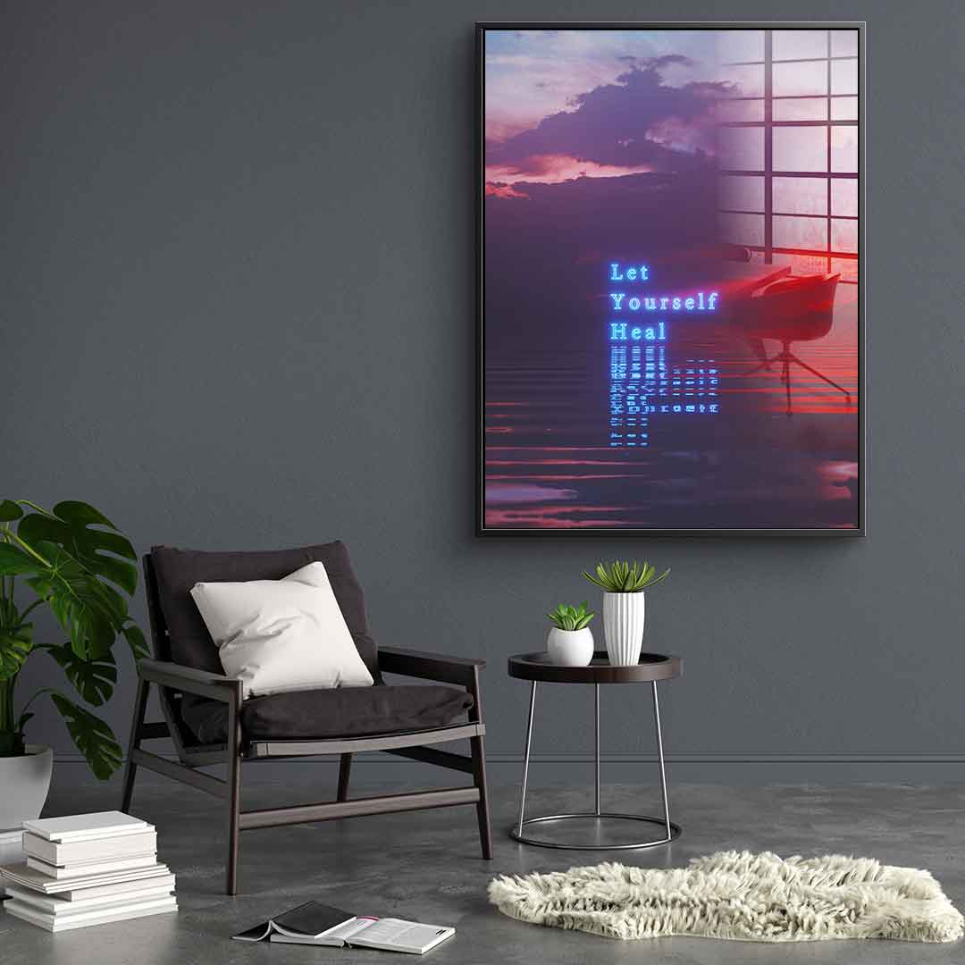 With Time - Acrylglas