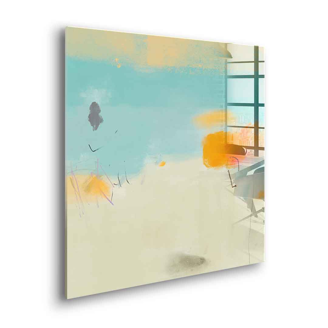 Woody All's mother - acrylic glass