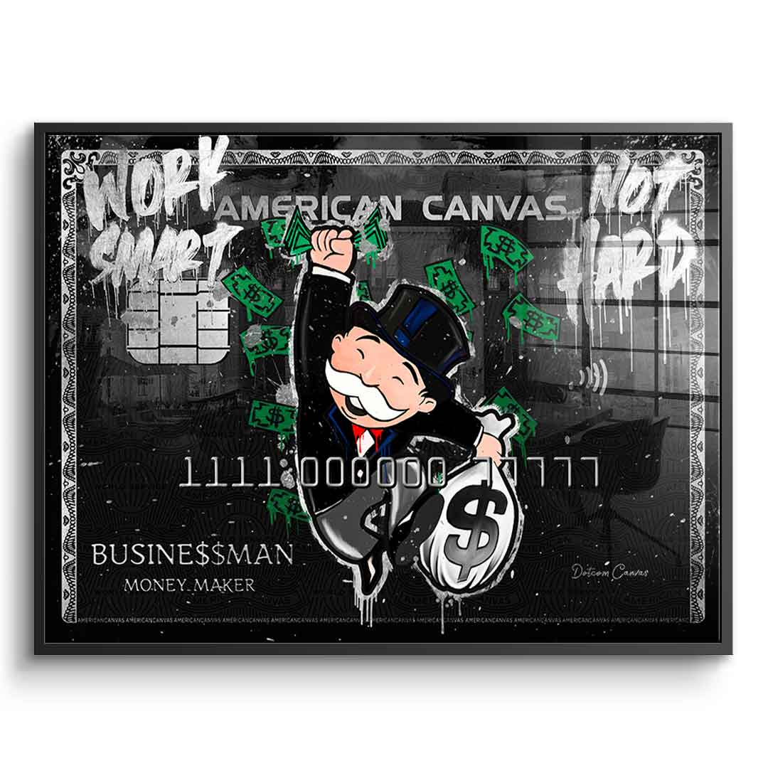 Work smart not hard - Acrylglas