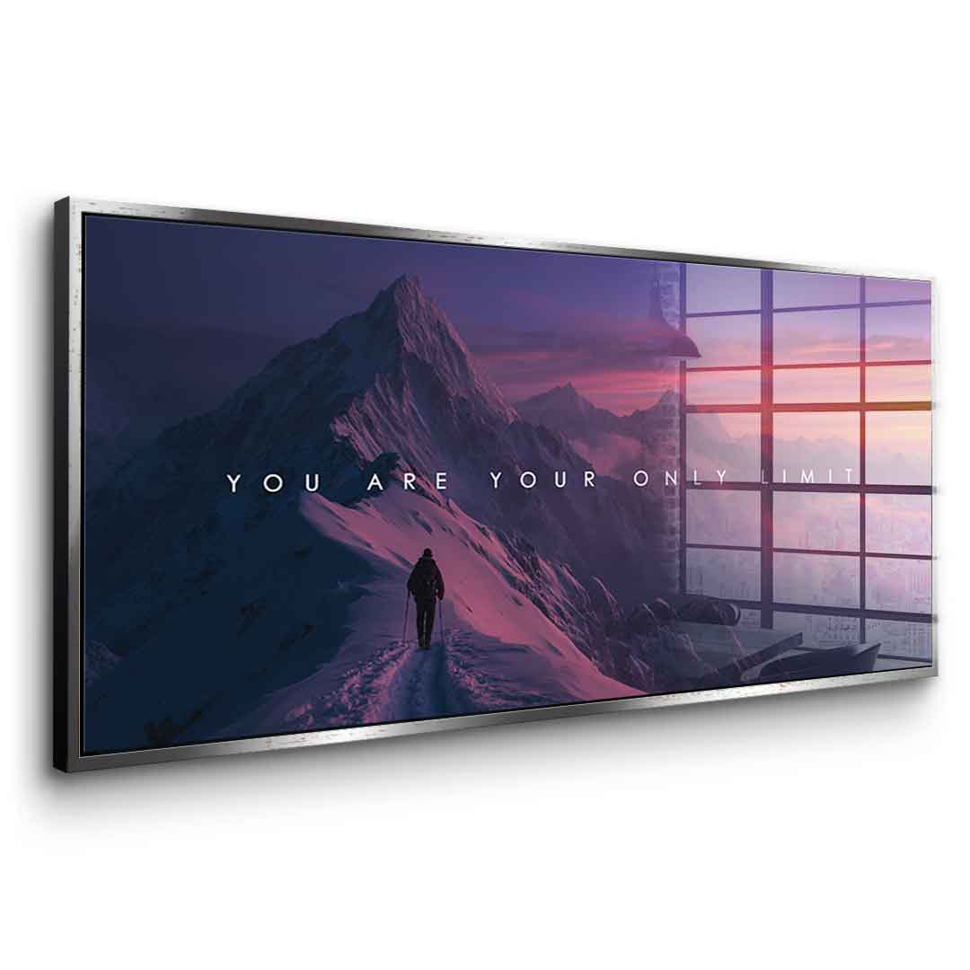 You are Your only Limit - Acrylglas