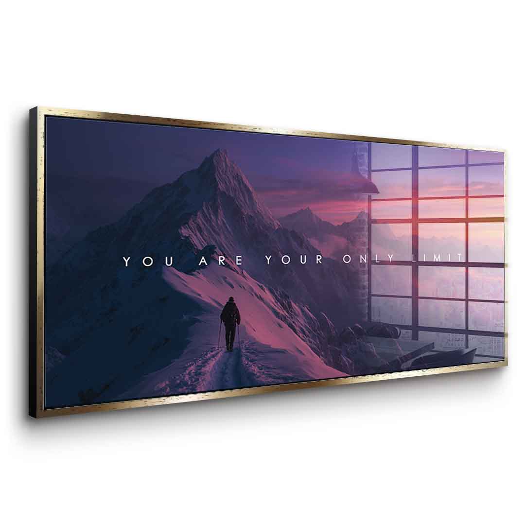You are Your only Limit - Acrylglas