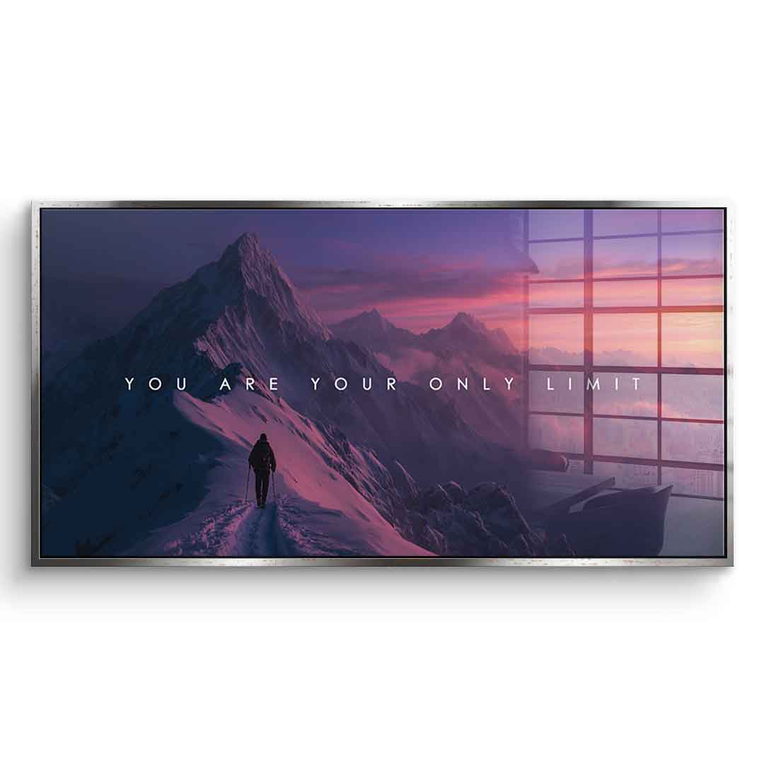 You are Your only Limit - Acrylglas