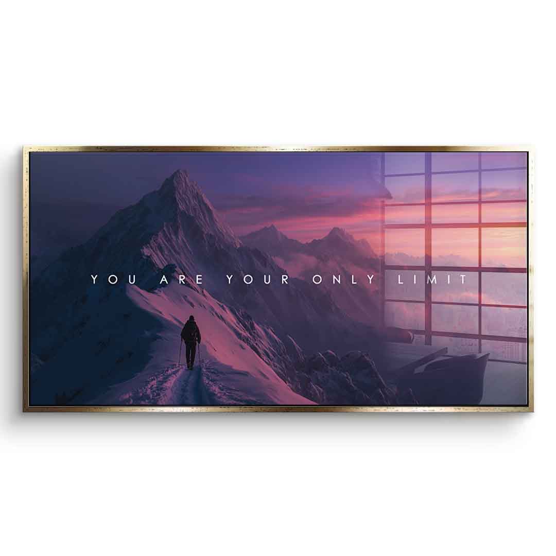 You are Your only Limit - Acrylglas