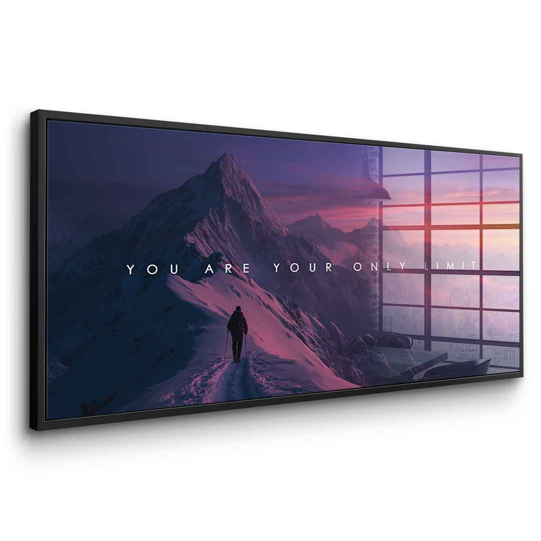 You are Your only Limit - Acrylglas