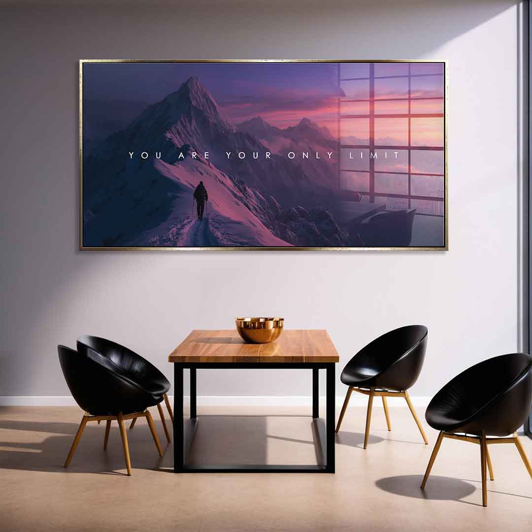 You are Your only Limit - Acrylglas