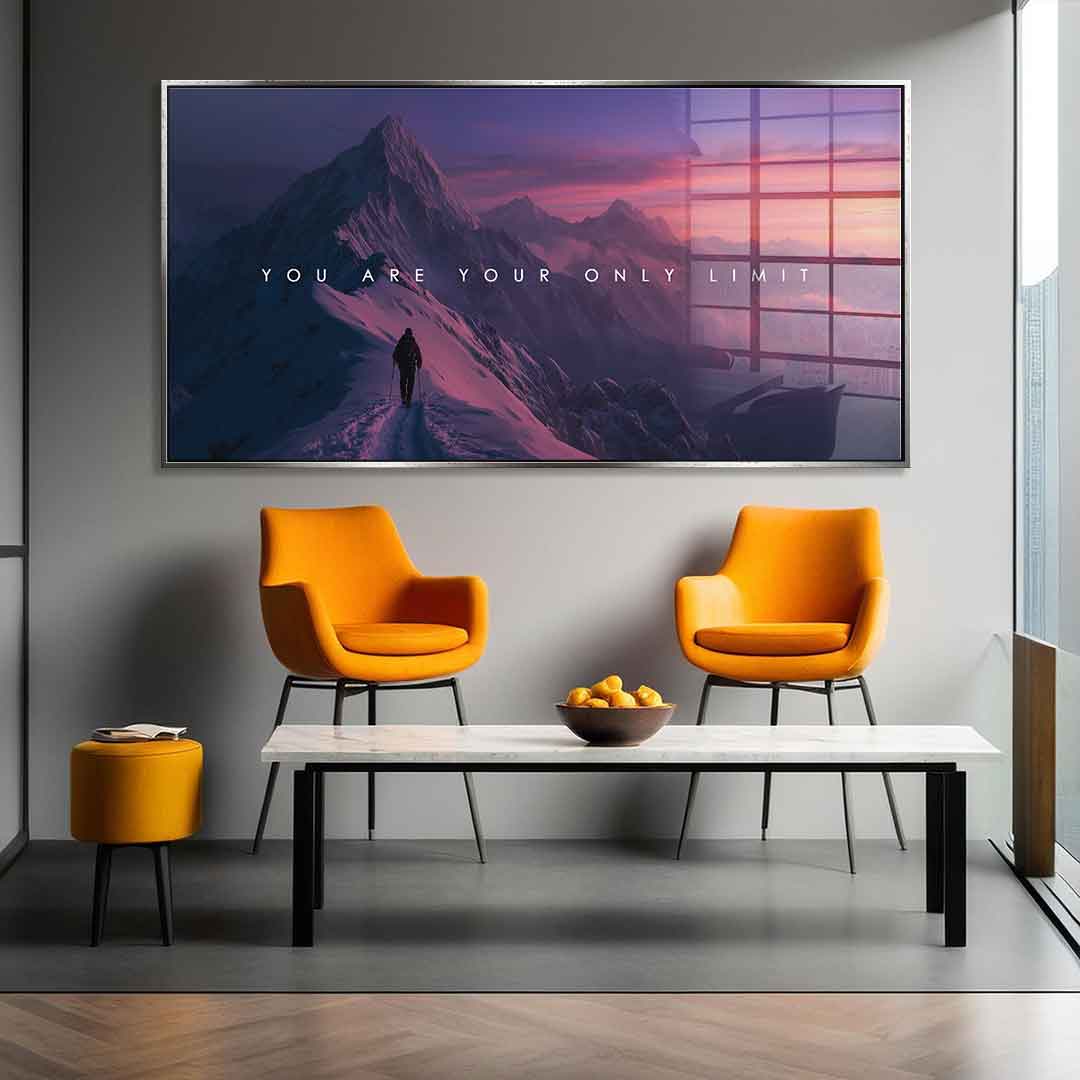 You are Your only Limit - Acrylglas