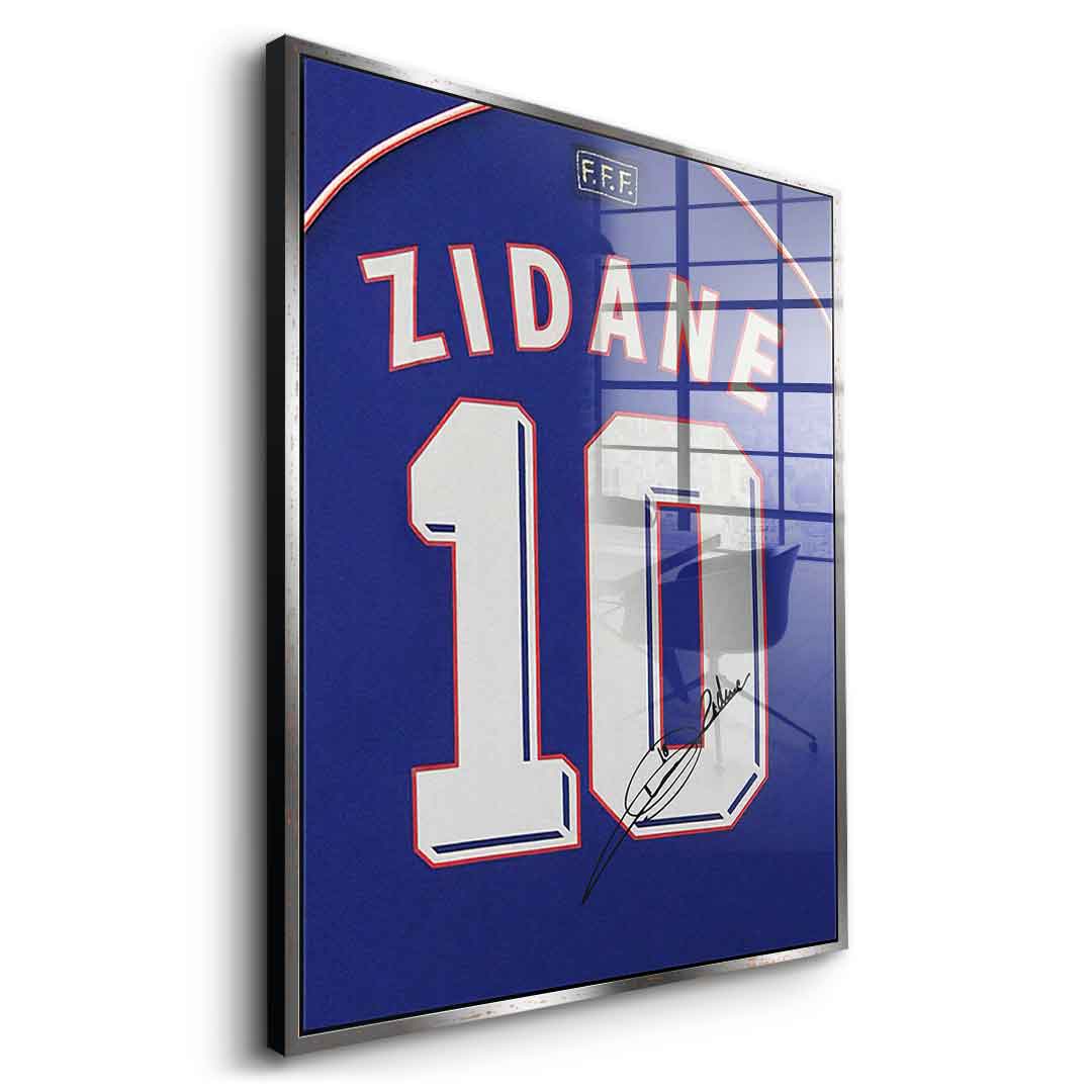 Zidane - acrylic glass