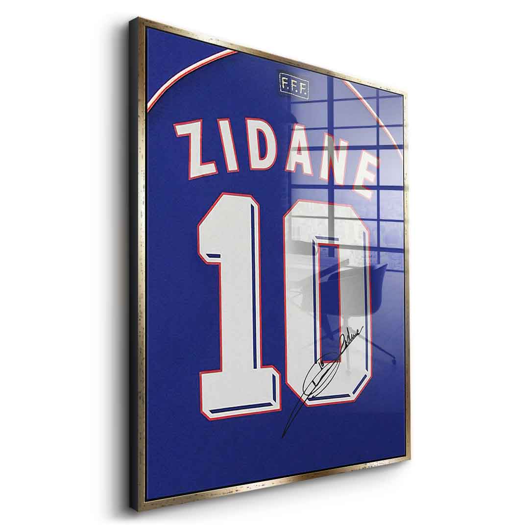 Zidane - acrylic glass