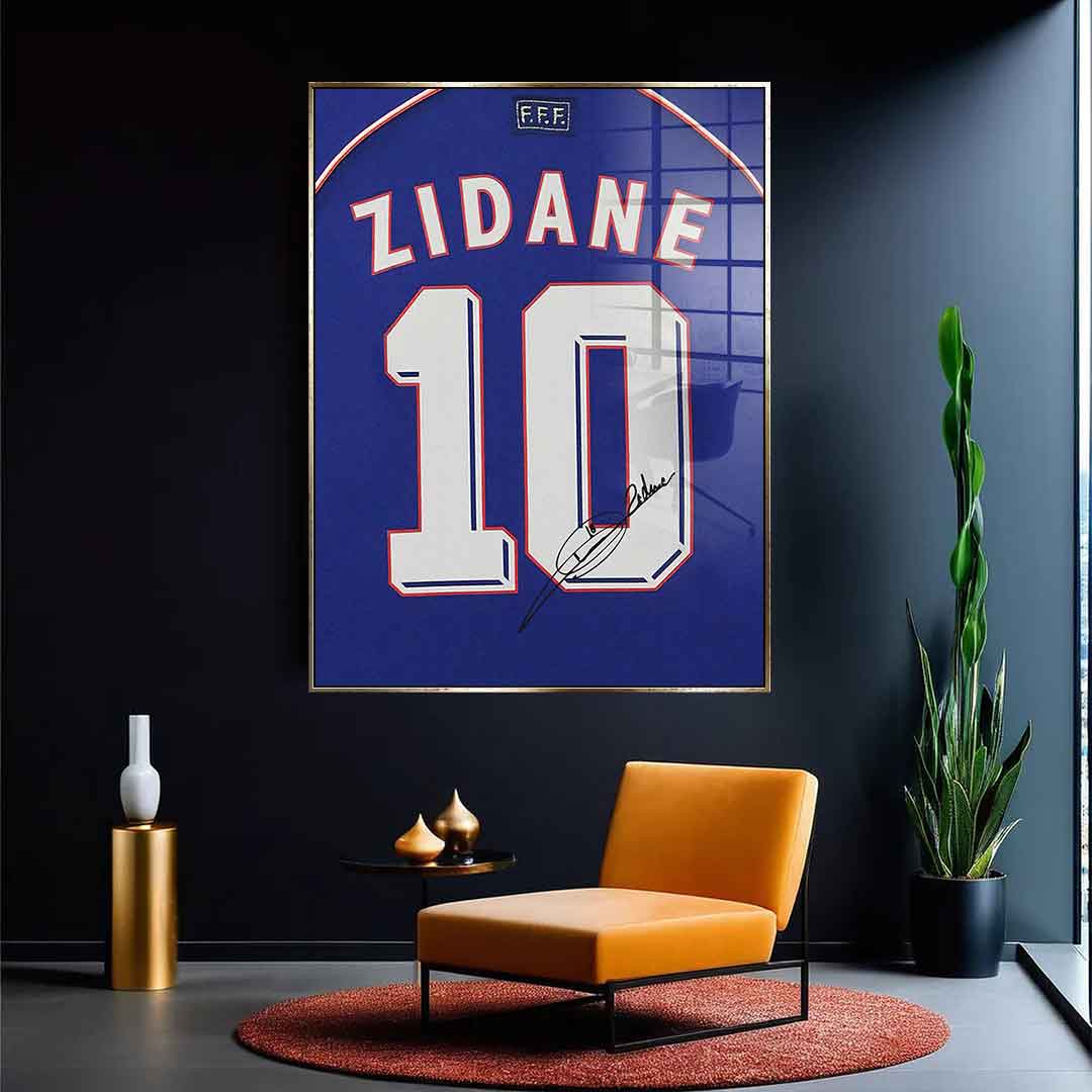 Zidane - acrylic glass