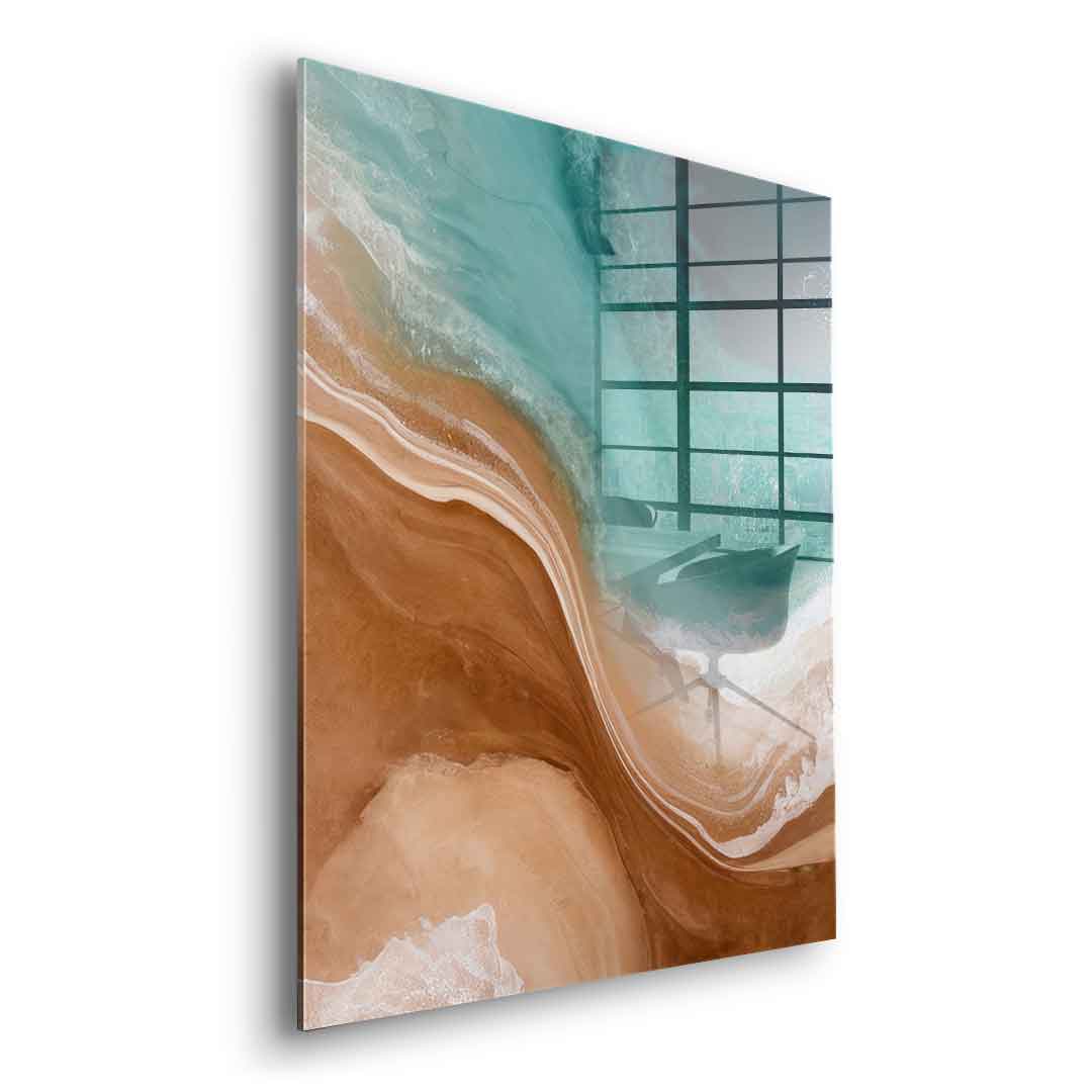 Coastal Contours - Acrylglas