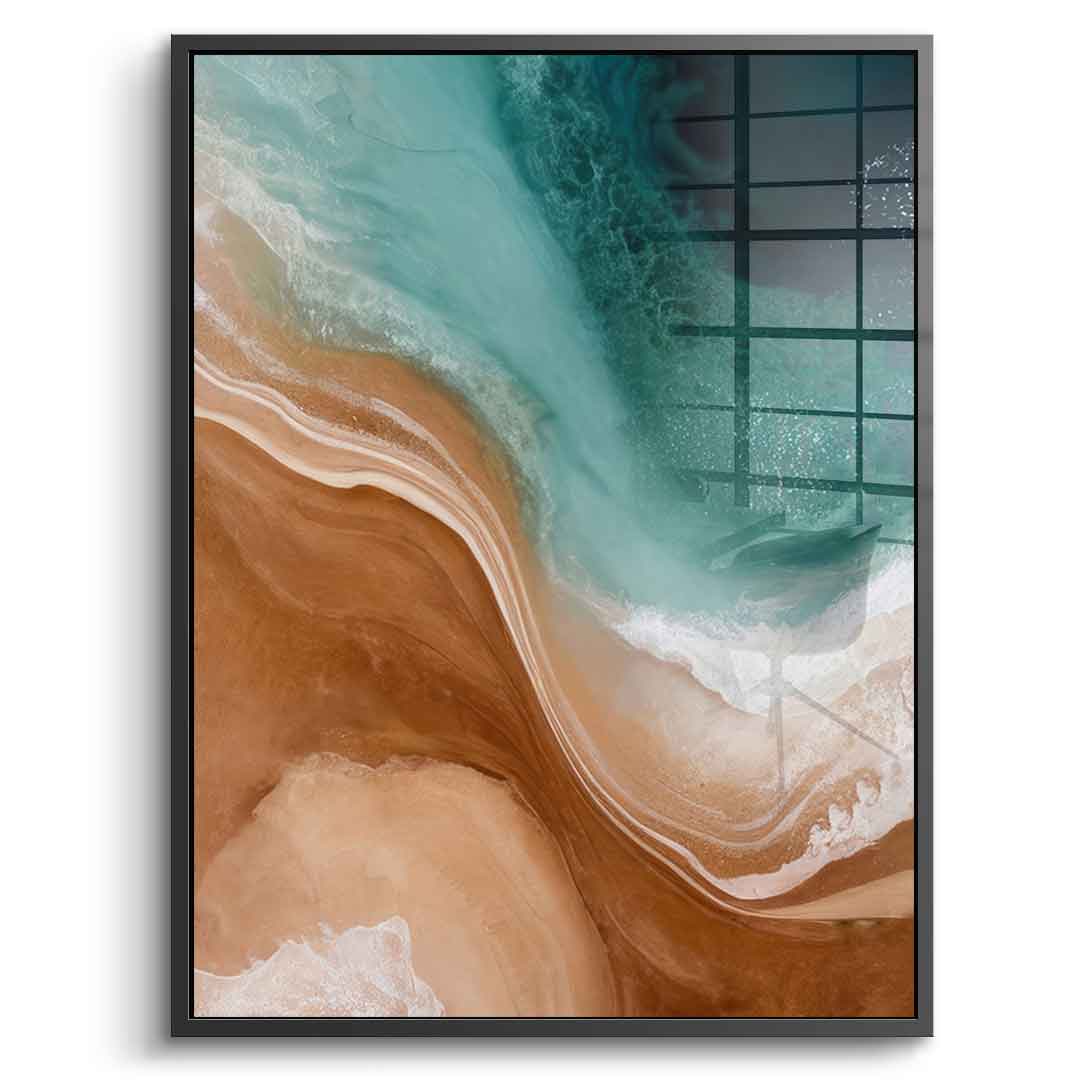 Coastal Contours - Acrylglas