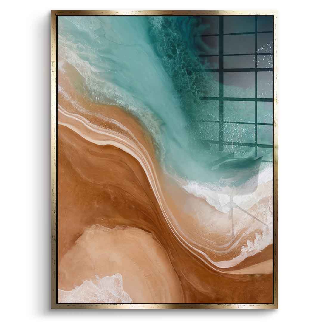 Coastal Contours - Acrylglas