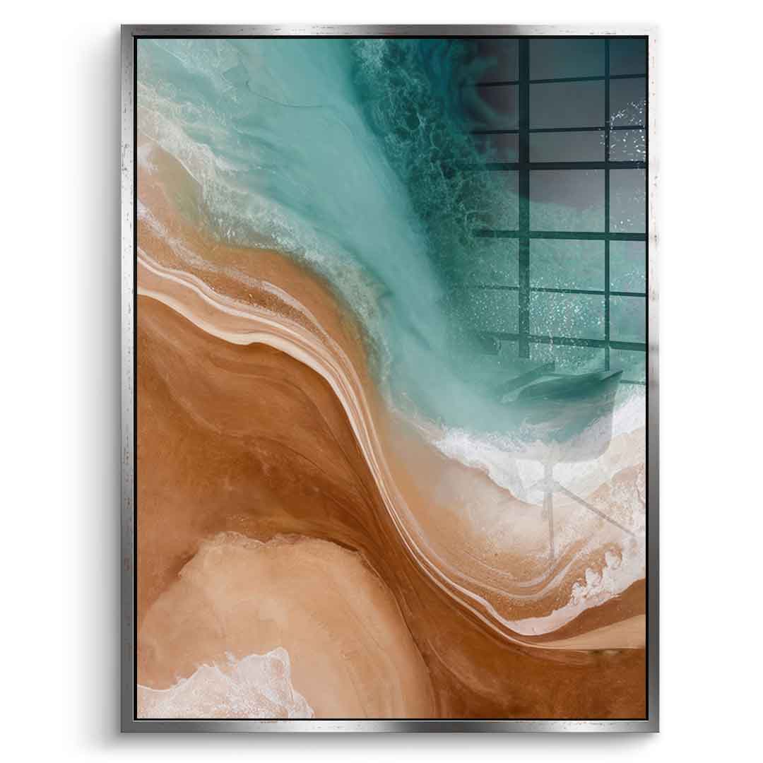 Coastal Contours - Acrylglas