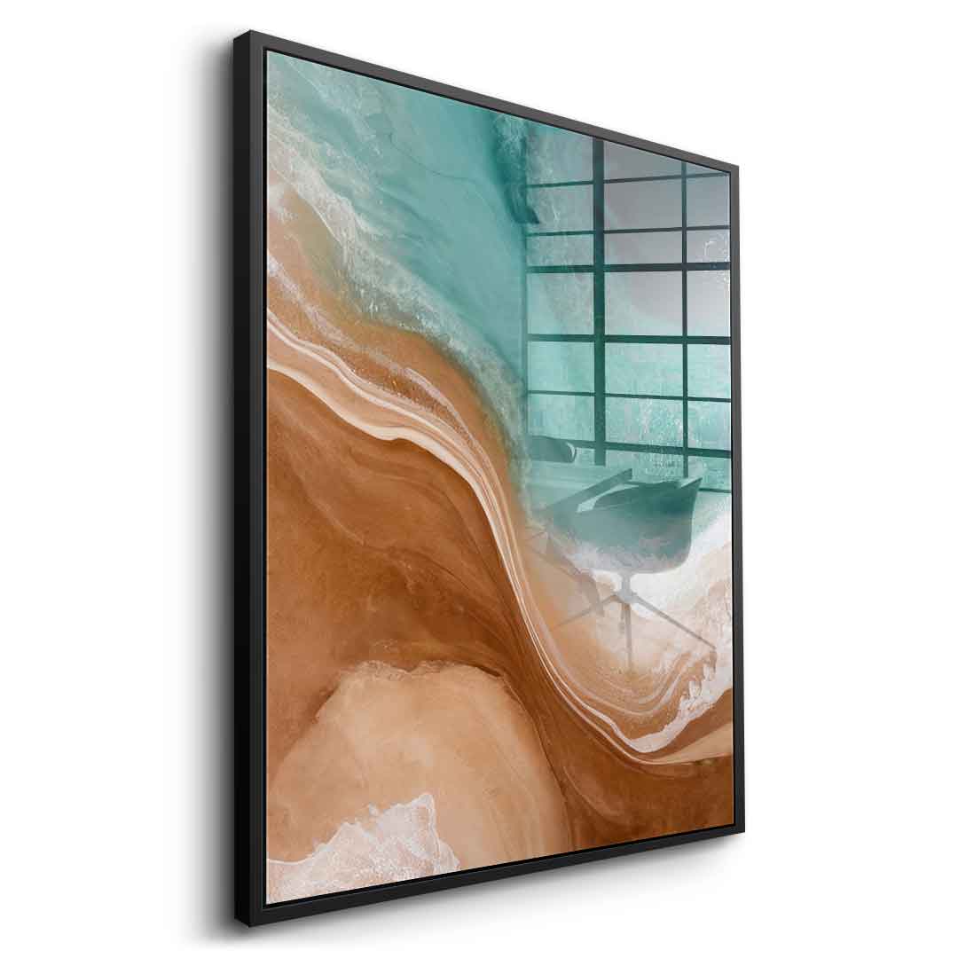 Coastal Contours - Acrylglas