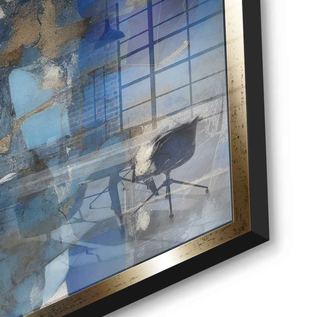 Cobalt Depths - acrylic glass