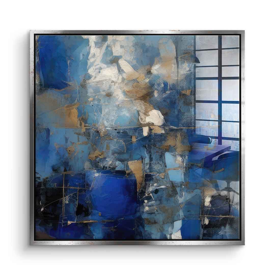 Cobalt Depths - acrylic glass