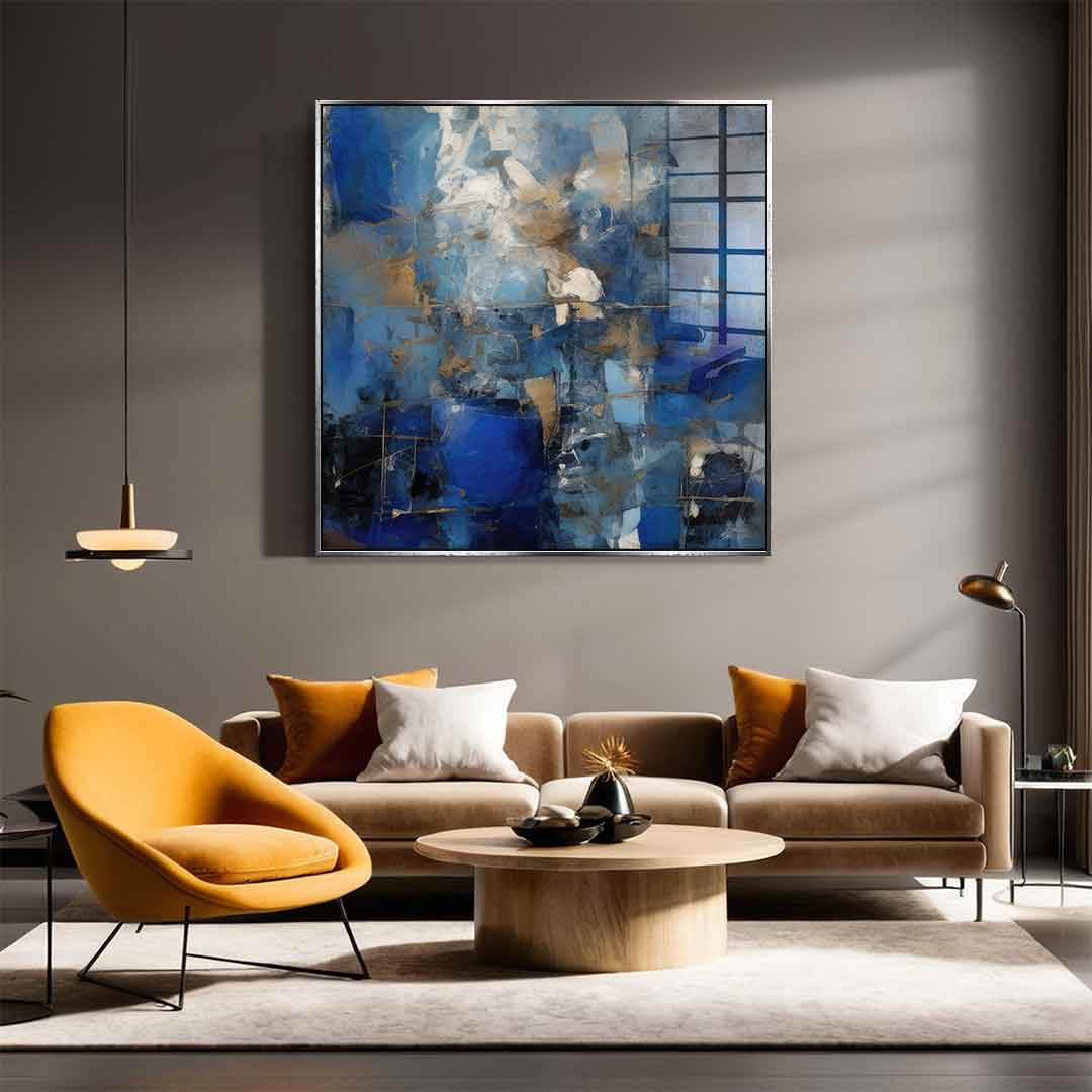 Cobalt Depths - acrylic glass