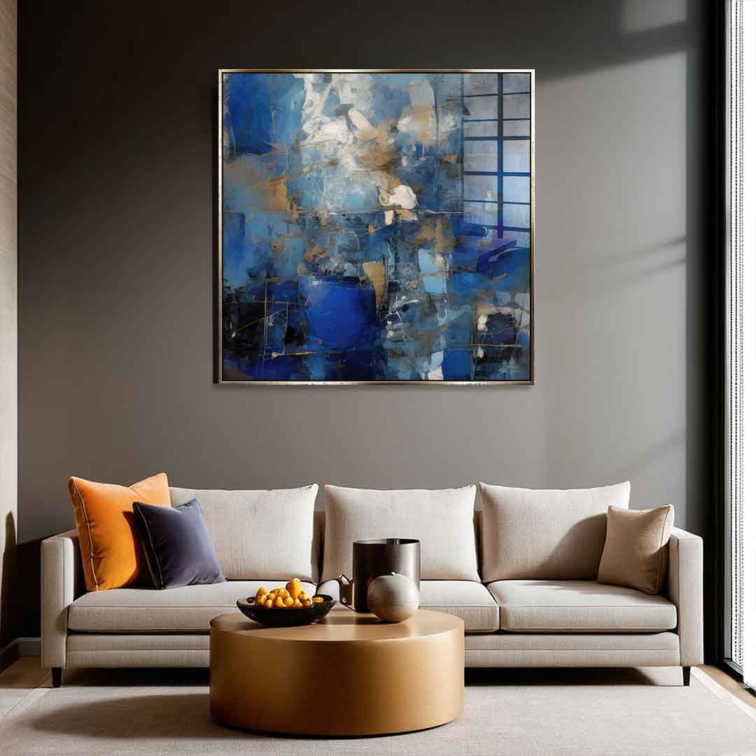 Cobalt Depths - acrylic glass