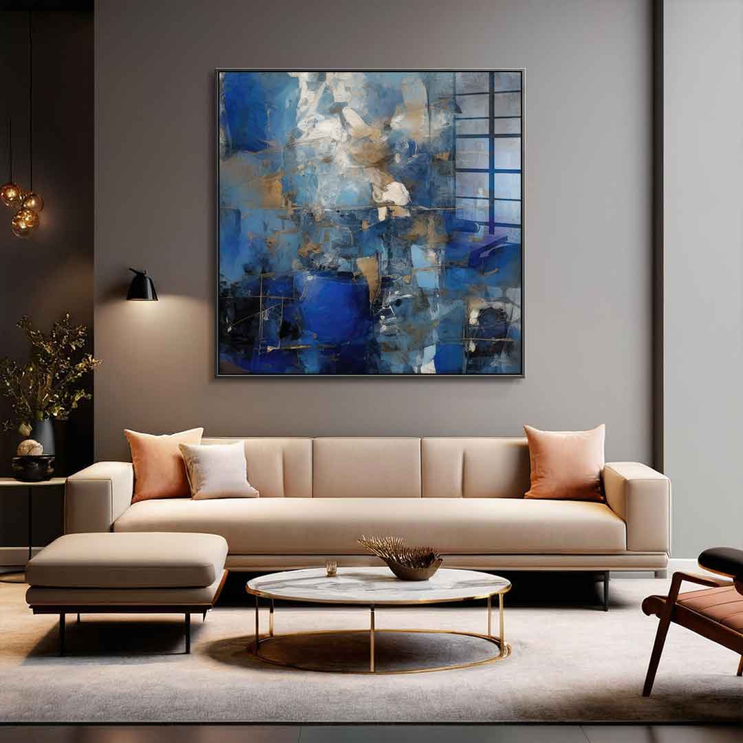 Cobalt Depths - acrylic glass