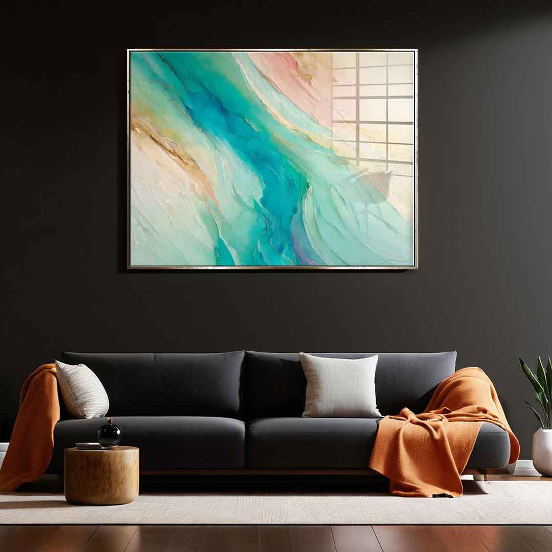 Dreamy Ocean Currents - Acrylglas