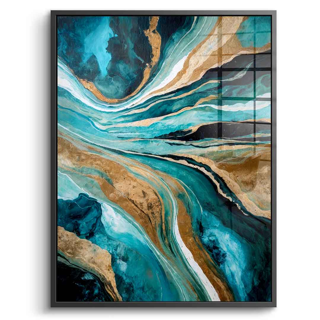 Flowing Through Time - Acrylic glass