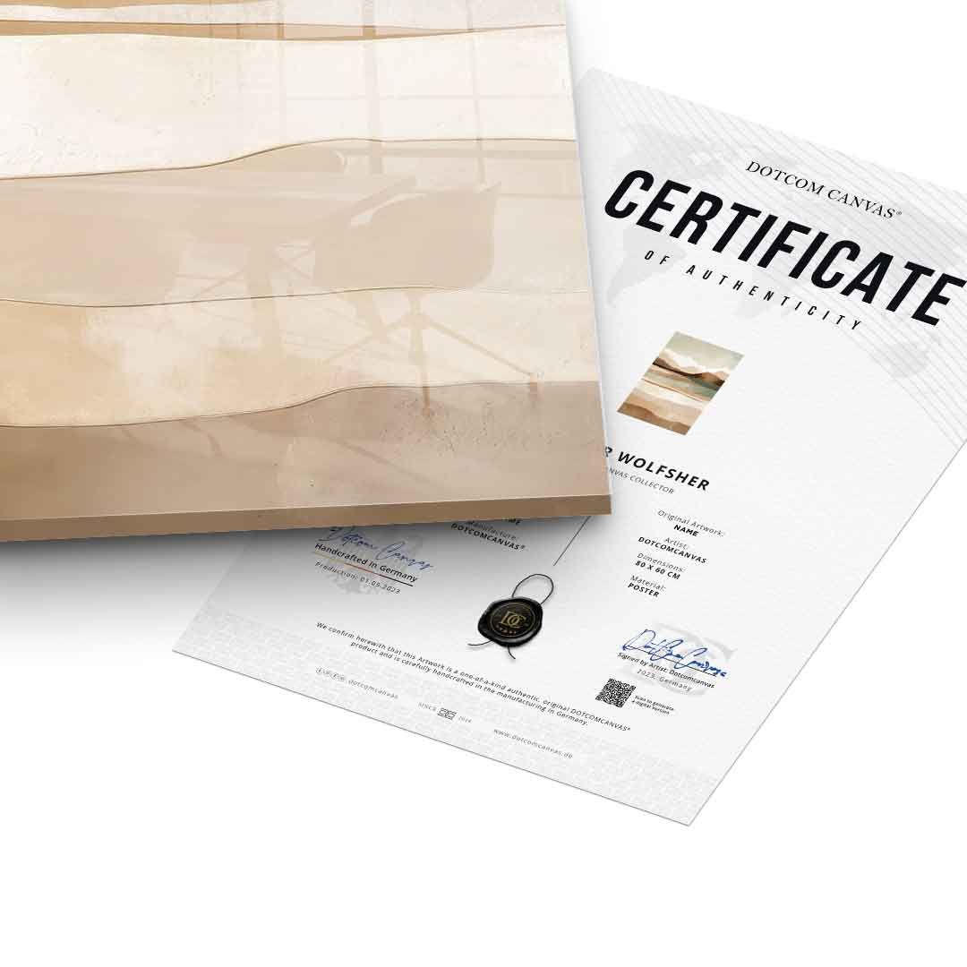 Layers of time and terrain - acrylic glass