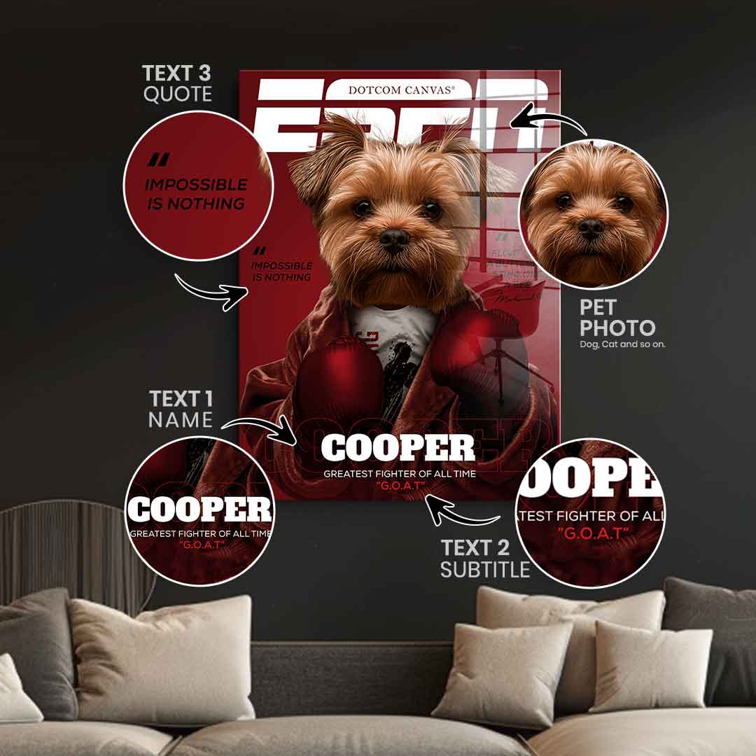 ESPN personalisierbar - Acrylglas