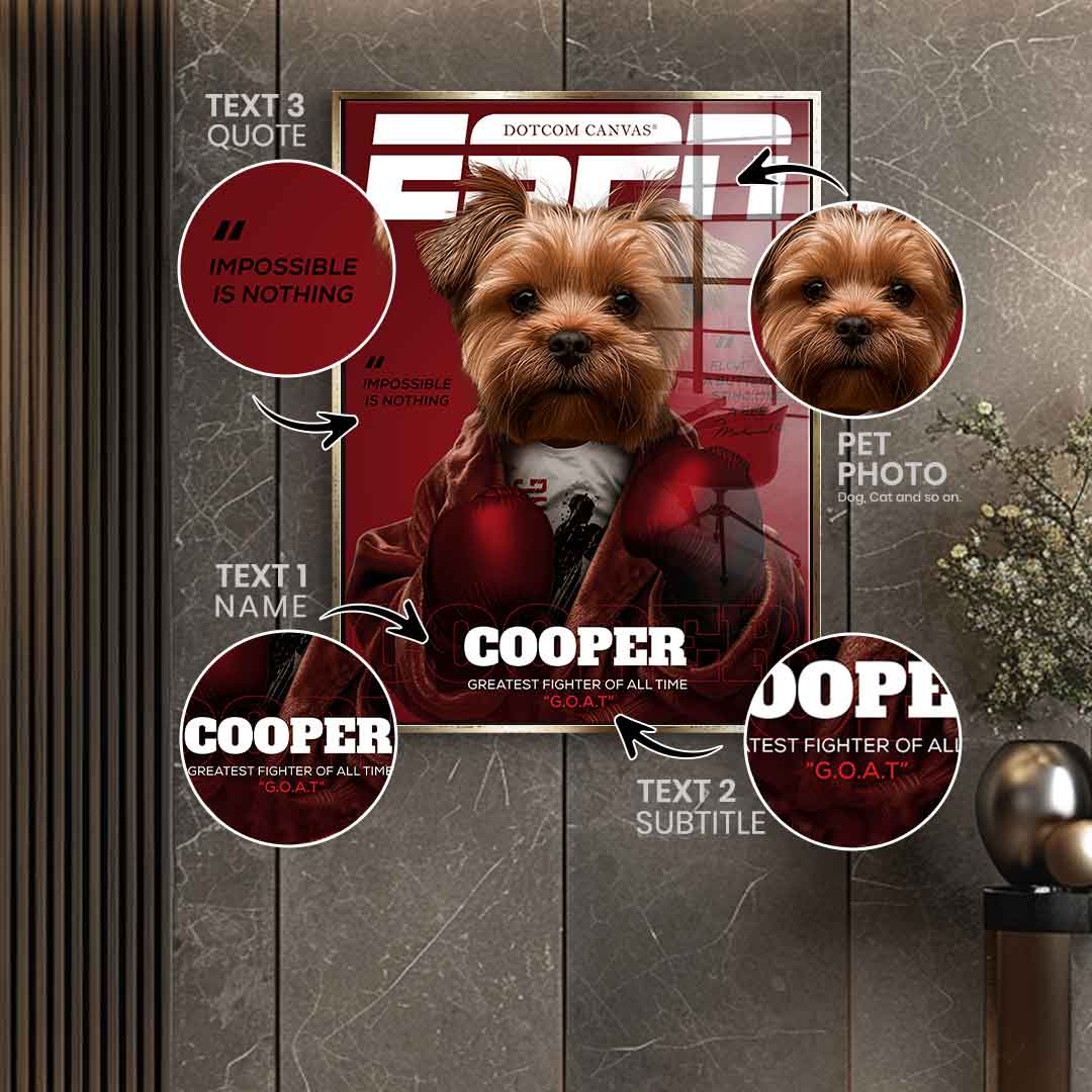 ESPN personalisierbar - Acrylglas