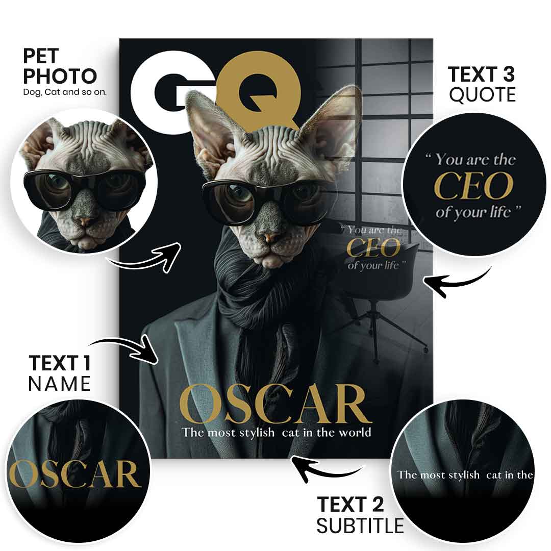 GQ personalized - acrylic glass