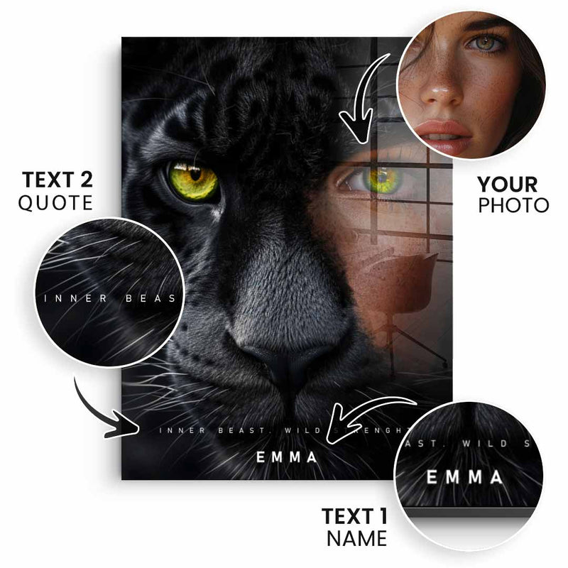 Panther Fusion personalisierbar - Acrylglas