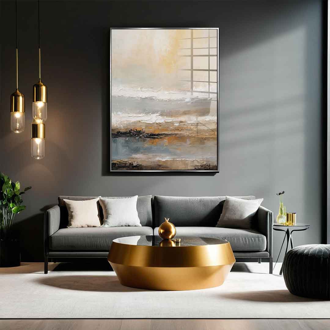 Quiet Shoreline At Dusk - Acrylglas