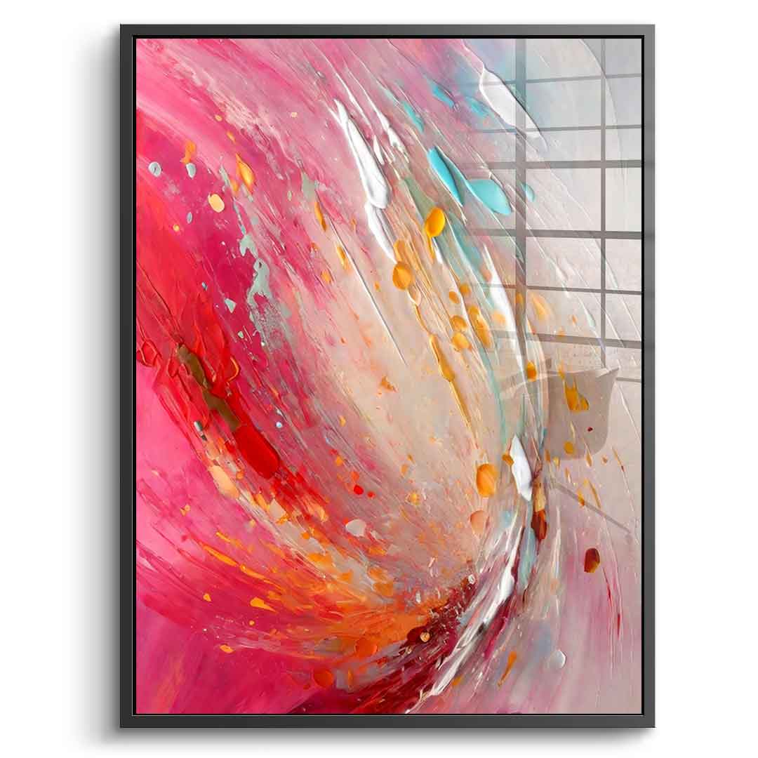 Radiant whirlwind - acrylic glass