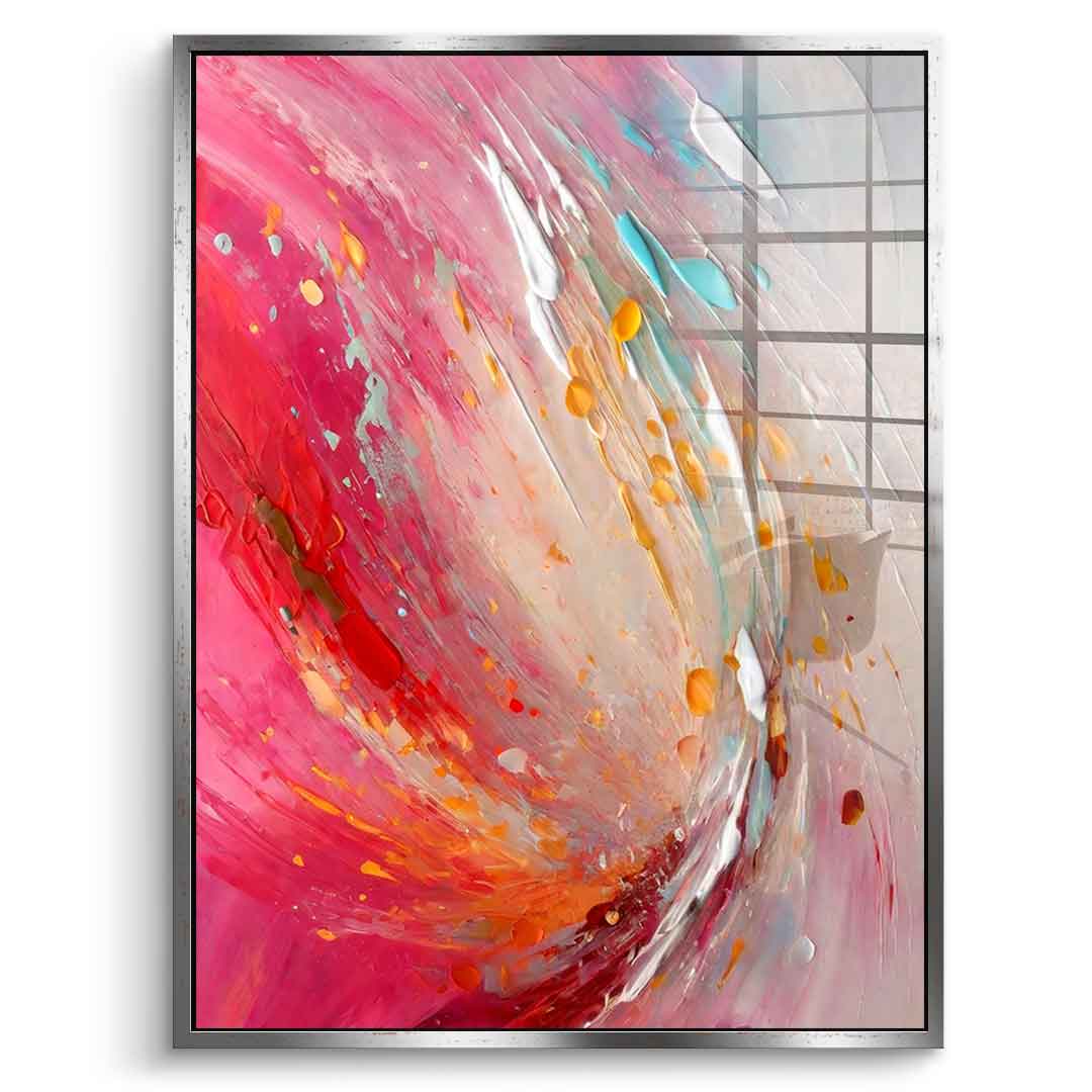 Radiant whirlwind - acrylic glass