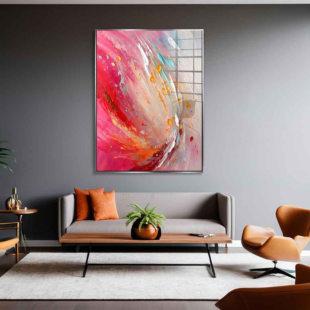 Radiant whirlwind - acrylic glass