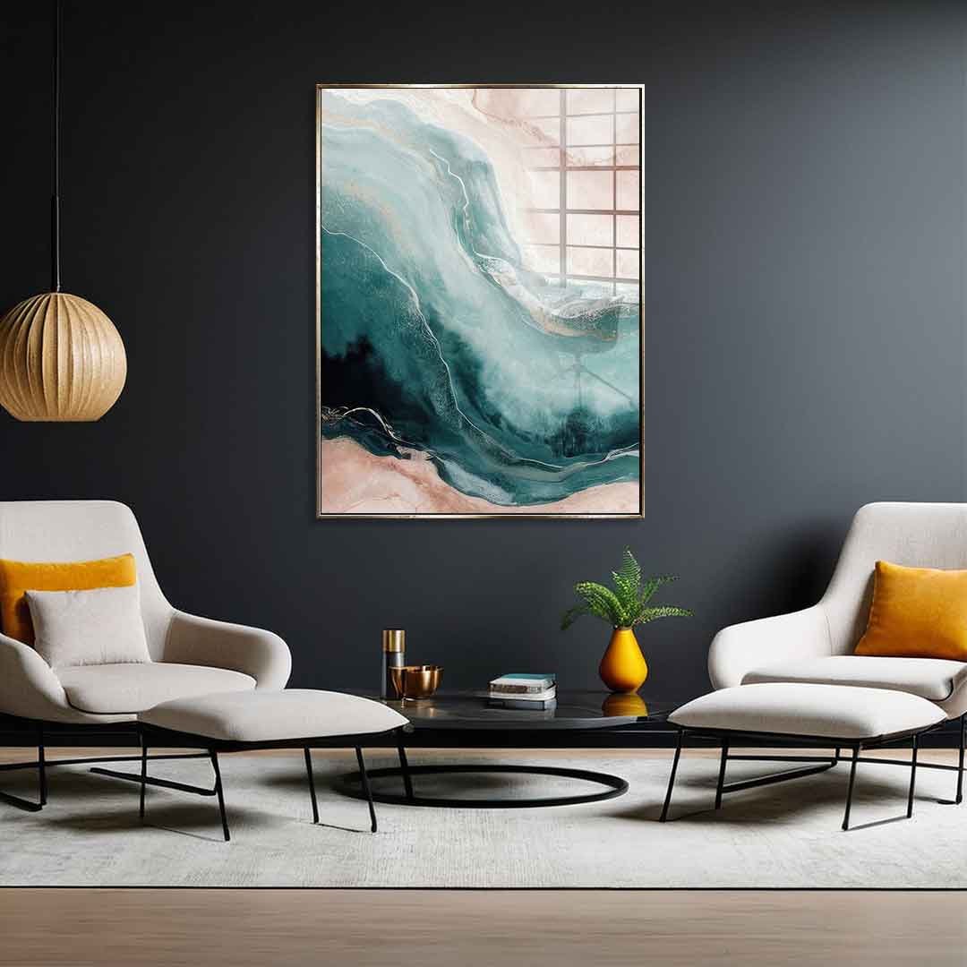 Serpentine Shores - acrylic glass
