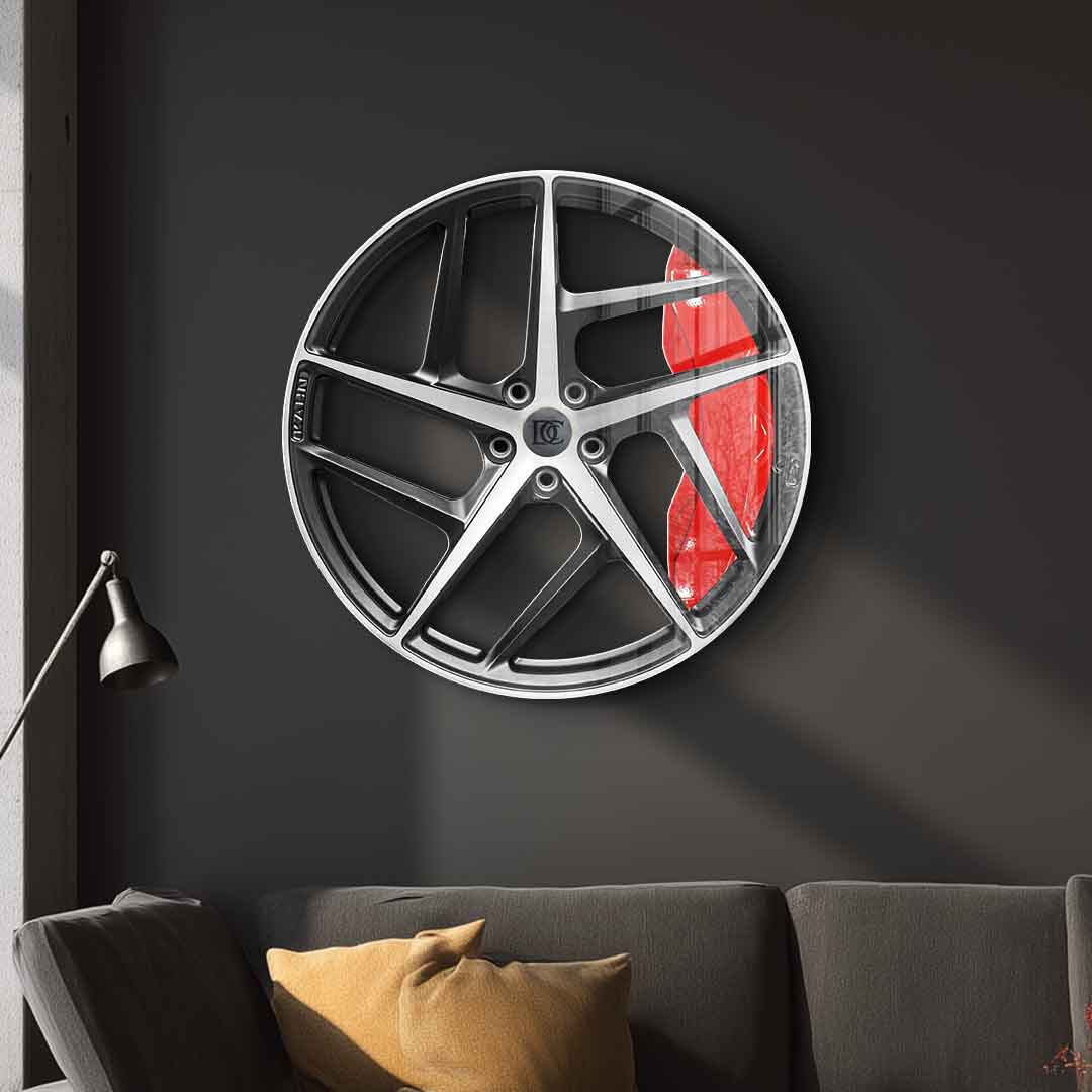 Wandskulptur Wheel 2 - Acrylglas