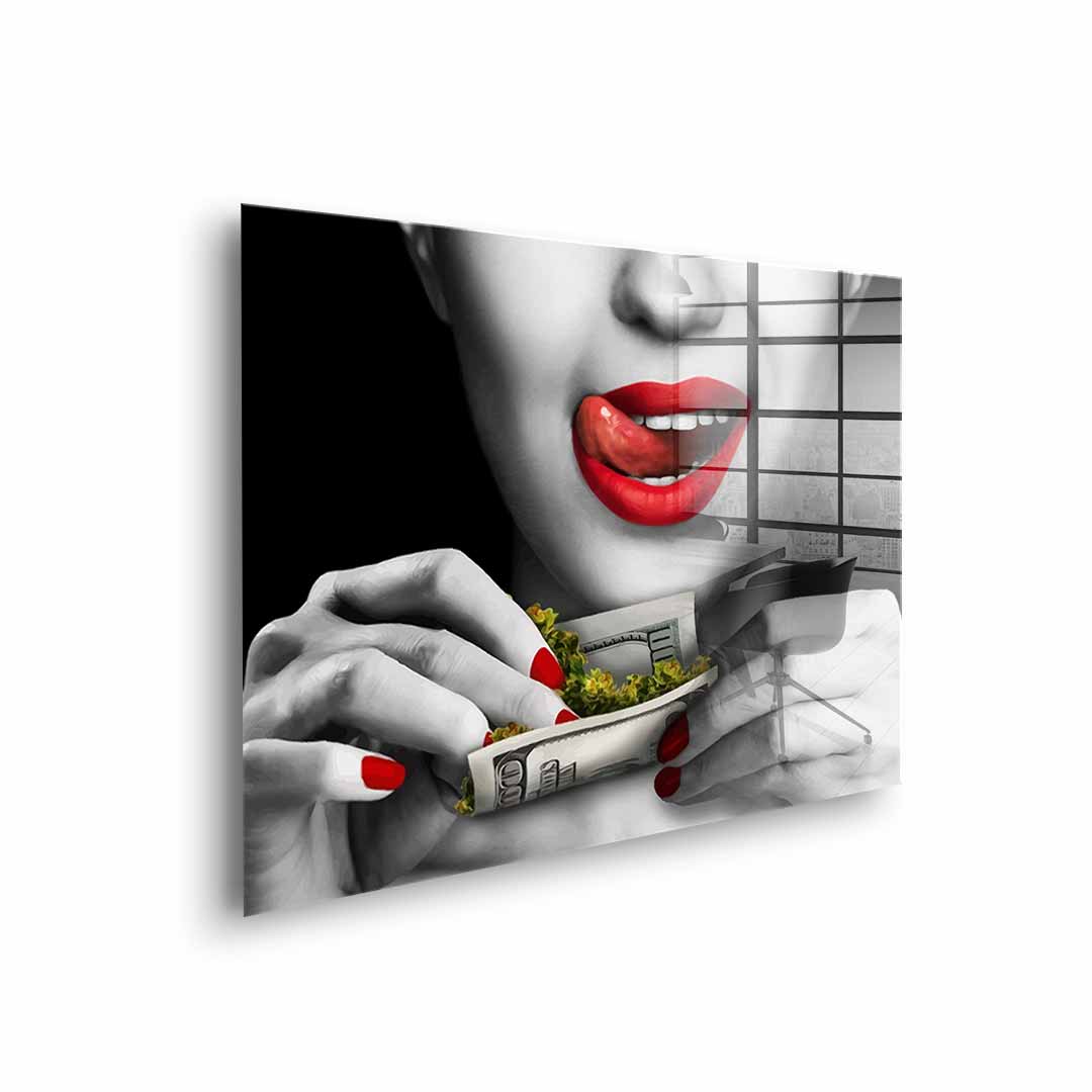 Weed girl - acrylic glass