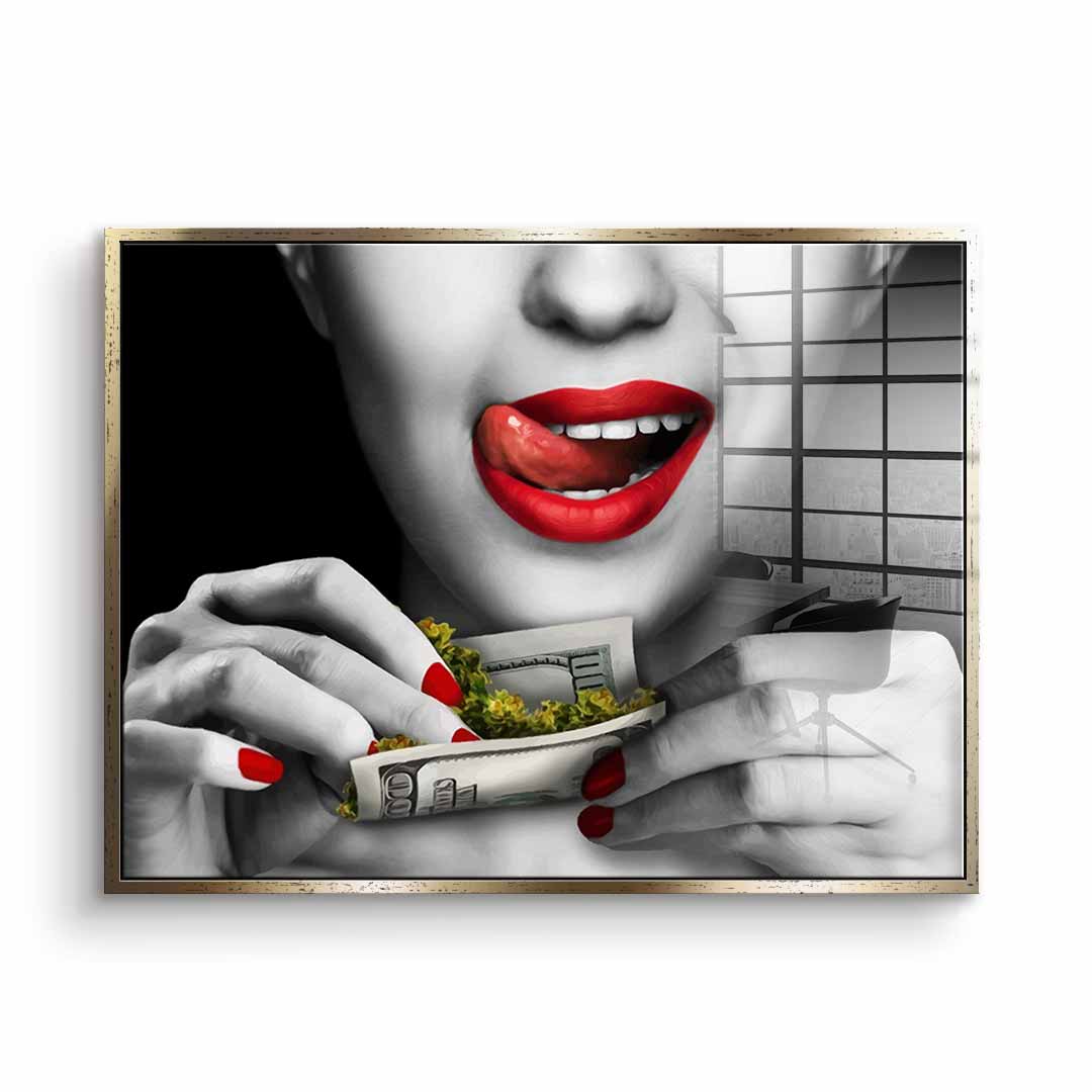 Weed girl - acrylic glass