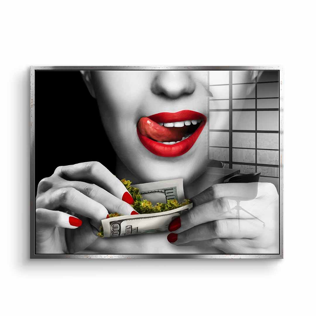 Weed girl - acrylic glass