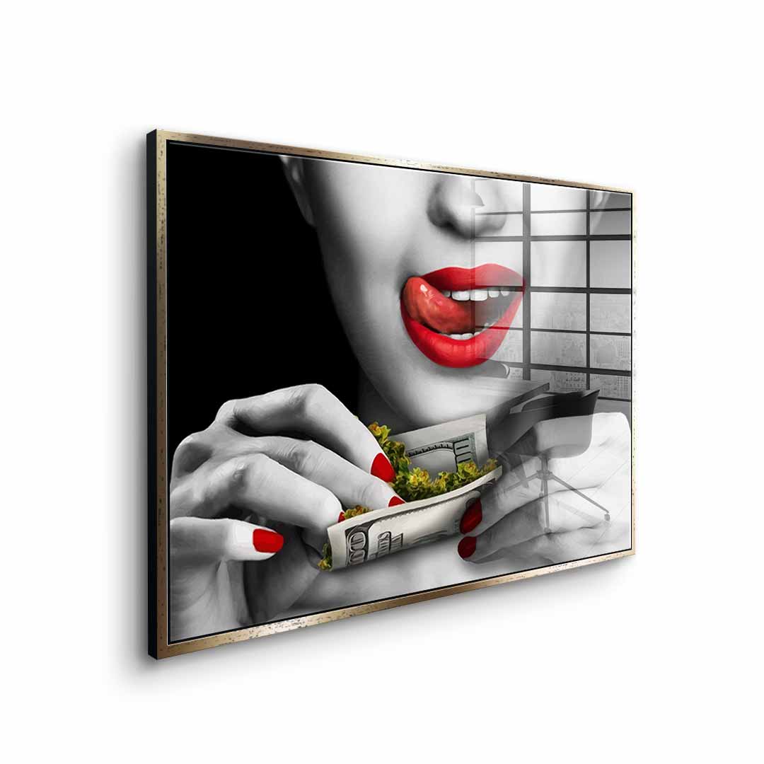 Weed girl - acrylic glass